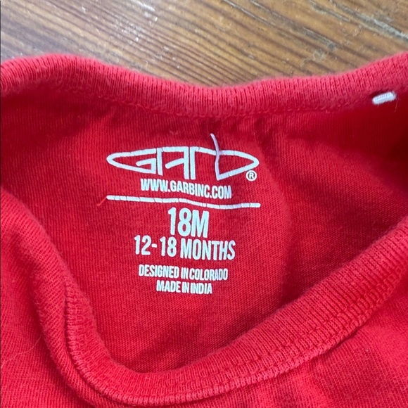 Rutgers Red Scarlet Knights Baby Short Sleeve Onesie Size 18M - Picture 2 of 5